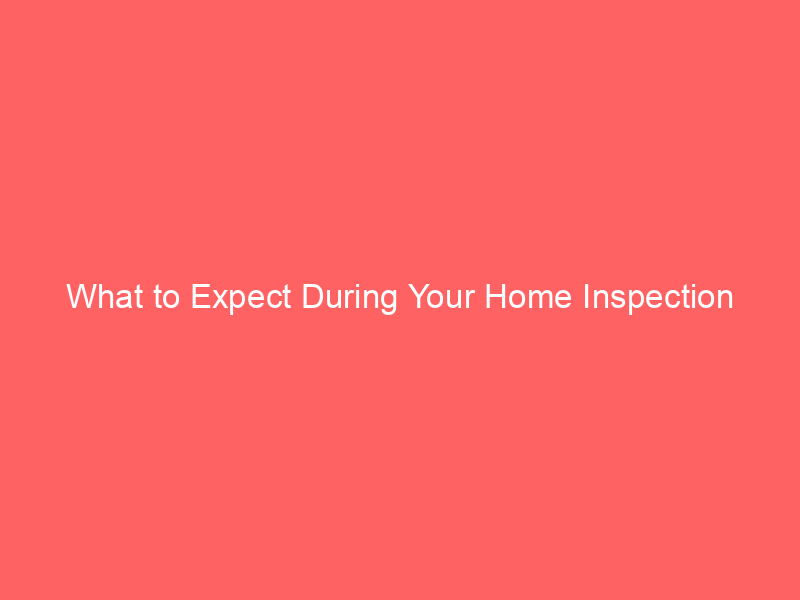 What to Expect During Your Home Inspection